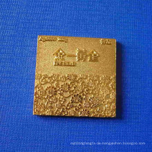 Quadratisches Muster-Medaillen-Abzeichen für Haus-Dekoration (GZHY-BADGE-027)